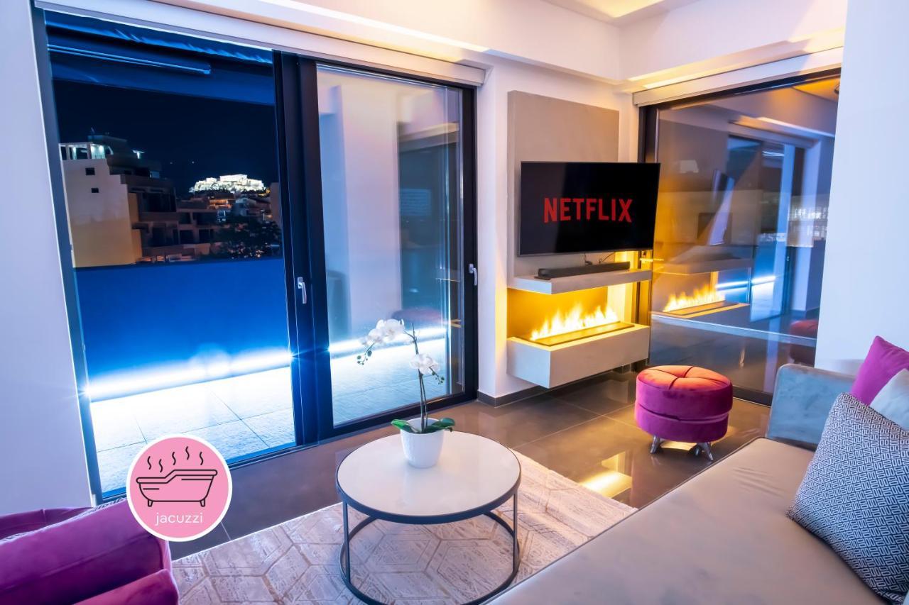 Luxury Penthouse With Acropolis View And Jacuzzi Διαμέρισμα Αθήνα Εξωτερικό φωτογραφία